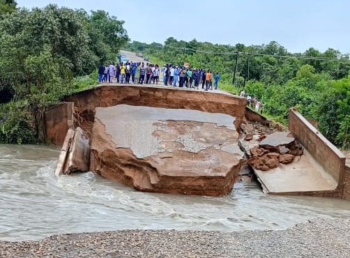 Bole-Sawla road washed off, motorists advised to use alternative routes