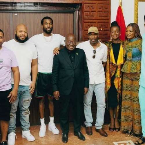 President Akufo-Addo is the greatest of all politicians, says Meek Mill