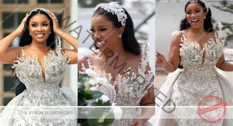 Serwaa Amihere Shocks Social Media with Bridal Fashion , in Collaboration with Sima Brew