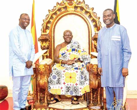 Asantehene asks new Finance Minister to address economic hardships