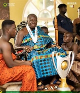 Stanley Nyantekyi presented his title to Otumfou