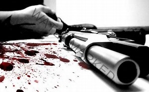 Policeman shoots himself with AK47