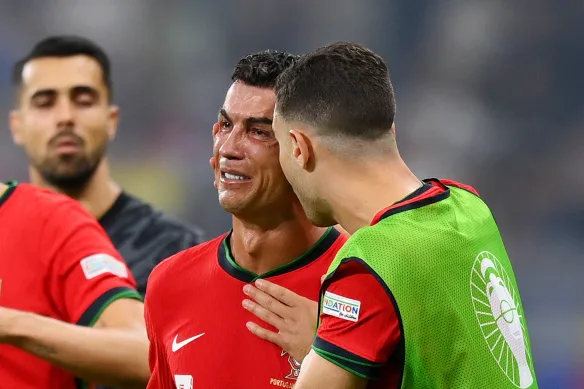 2024 Euros: Ronaldo misses penalty; Diogo Costa saves penalties to put Portugal through to the quarter finals.