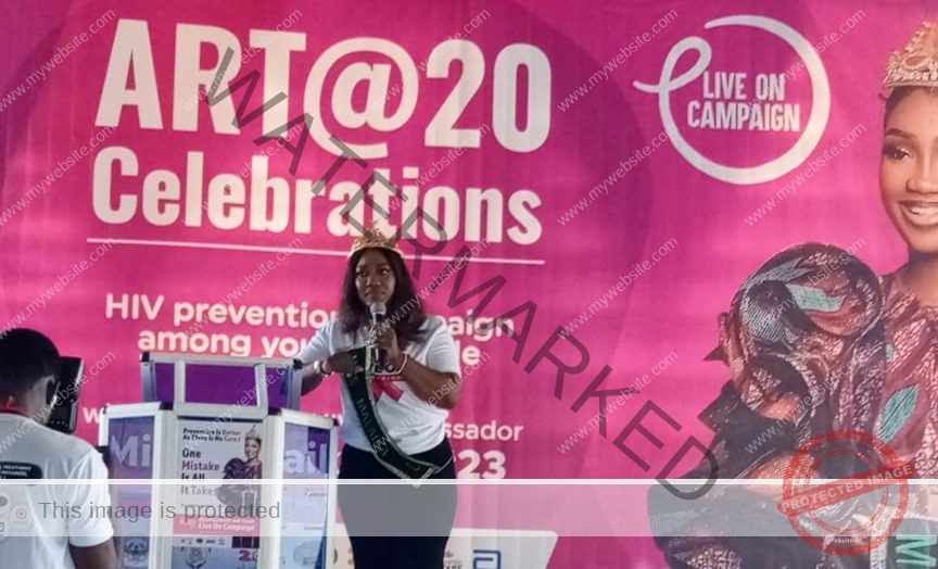 Improve Your Lifestyles, HIV is real- Miss Malaika Ghana 2023 and National HIV Youth Ambassador.