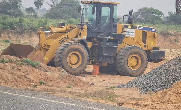 Old Ningo: Sand mining threatening Prampram beach front housing project 