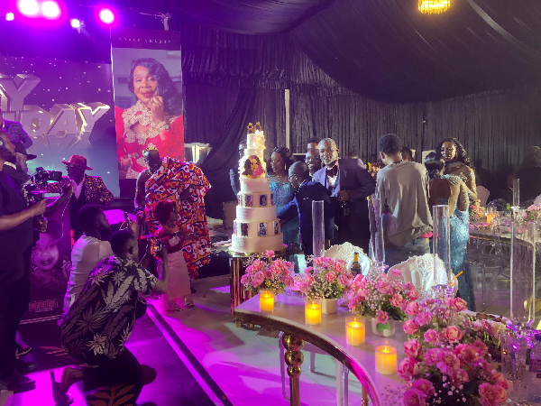 Maame Dokono celebrated her 80th birthday in grandeur and launches a book