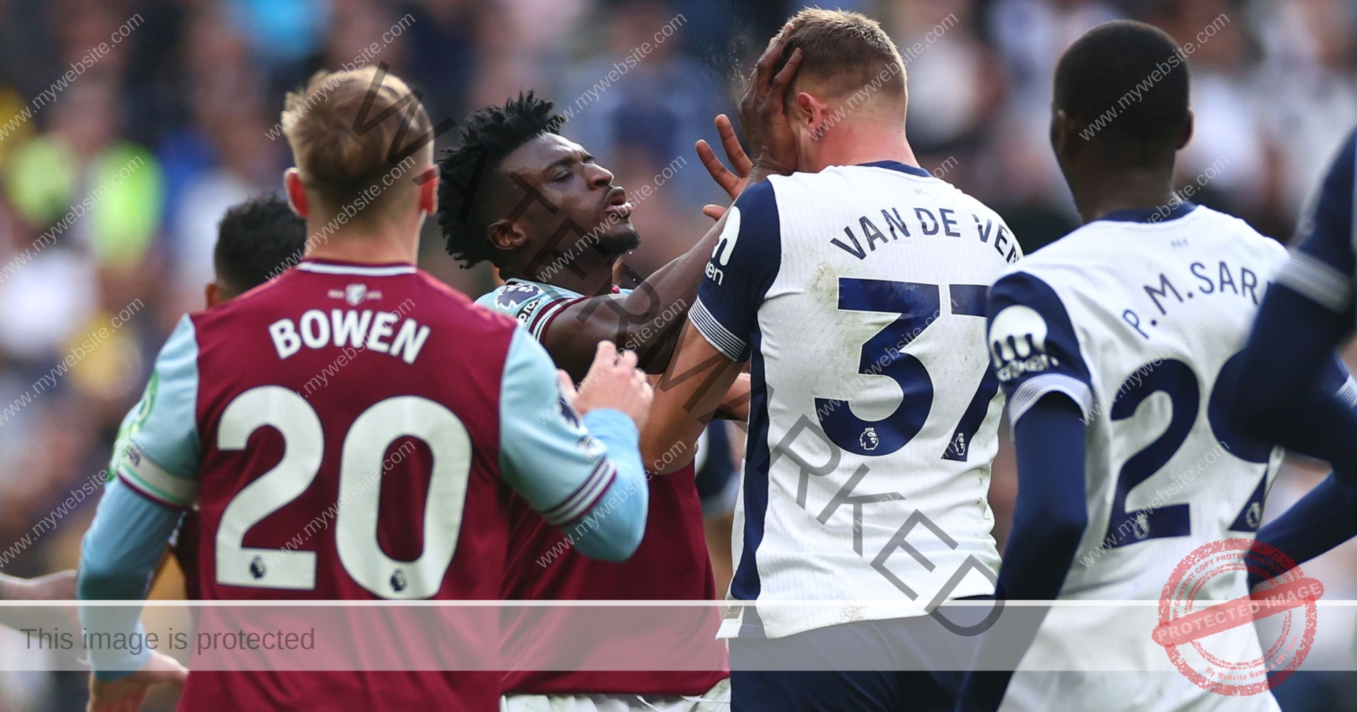 English FA Charges Mohammed Kudus and West Ham Following Saturday’s On-Field Altercation.