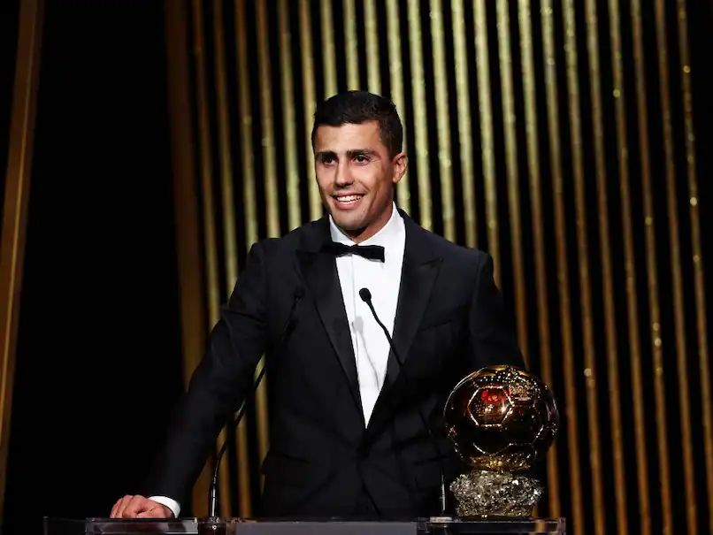 Manchester City and Spain midfielder Rodri wins Ballon d’Or