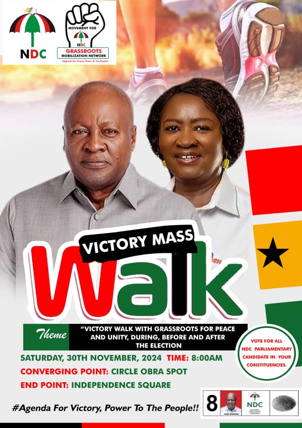 Join the Victory Mass Walk – Together for a Bright Ghana.