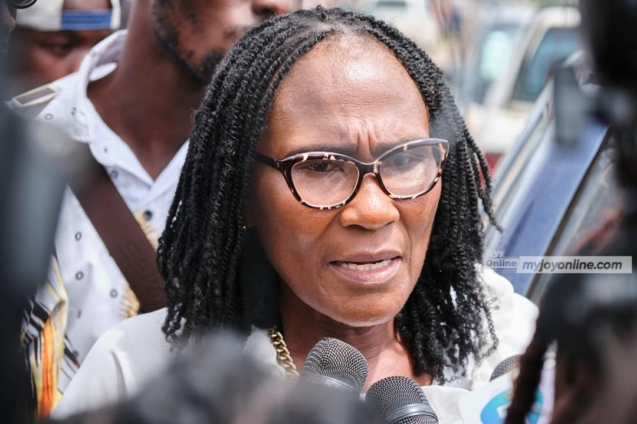 Akua Afriyie apologises to NPP for ignoring directive to withdraw from Ablekuma North re-run.