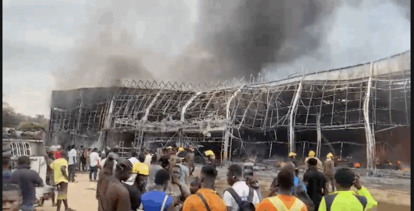 Fire outbreak at China City Mall in Kumasi destroys goods and property Fire outbreak at China City Mall in Kumasi destroys goods and property