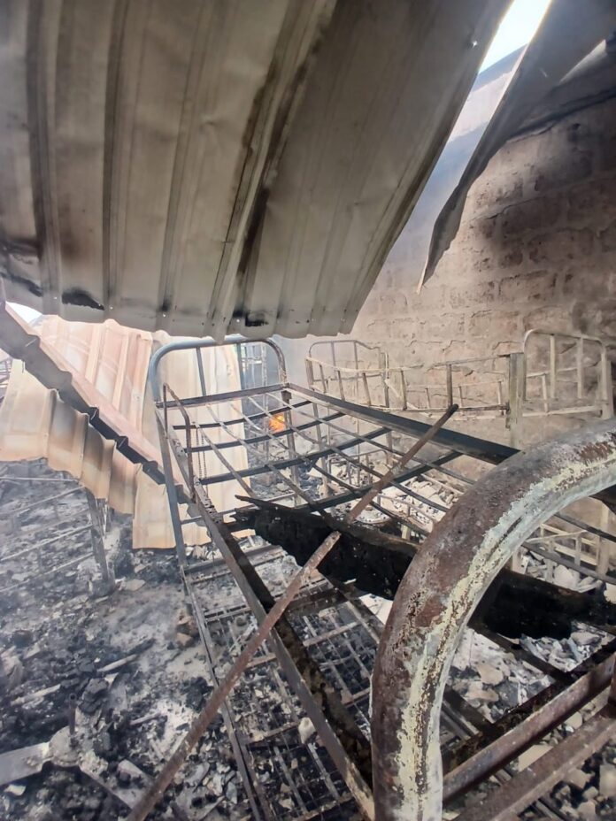 Fire razes dormitory at Kwapong Nursing and Midwifery College