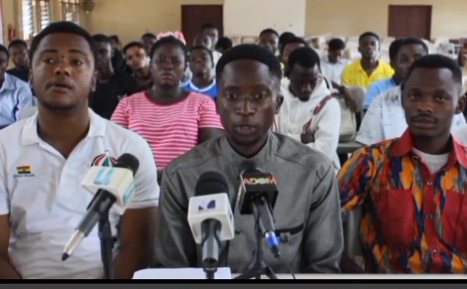 Yamfo College of Health students protest transfer of Director Yamfo College of Health students protest transfer of Director